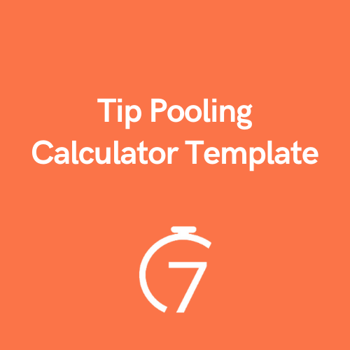 Tip Pooling Calculator Template
